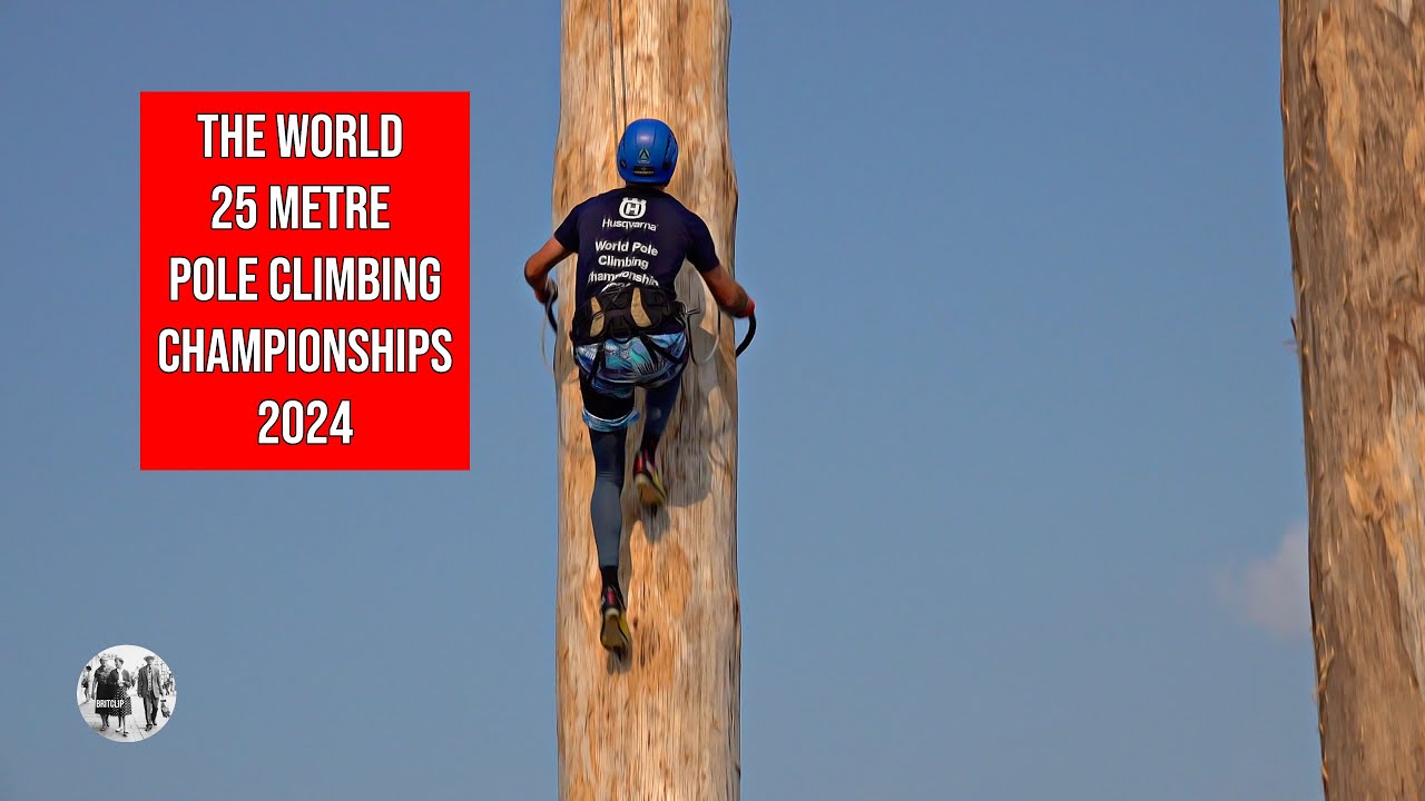Vertical Sprinting: World Pole Climbing Championships