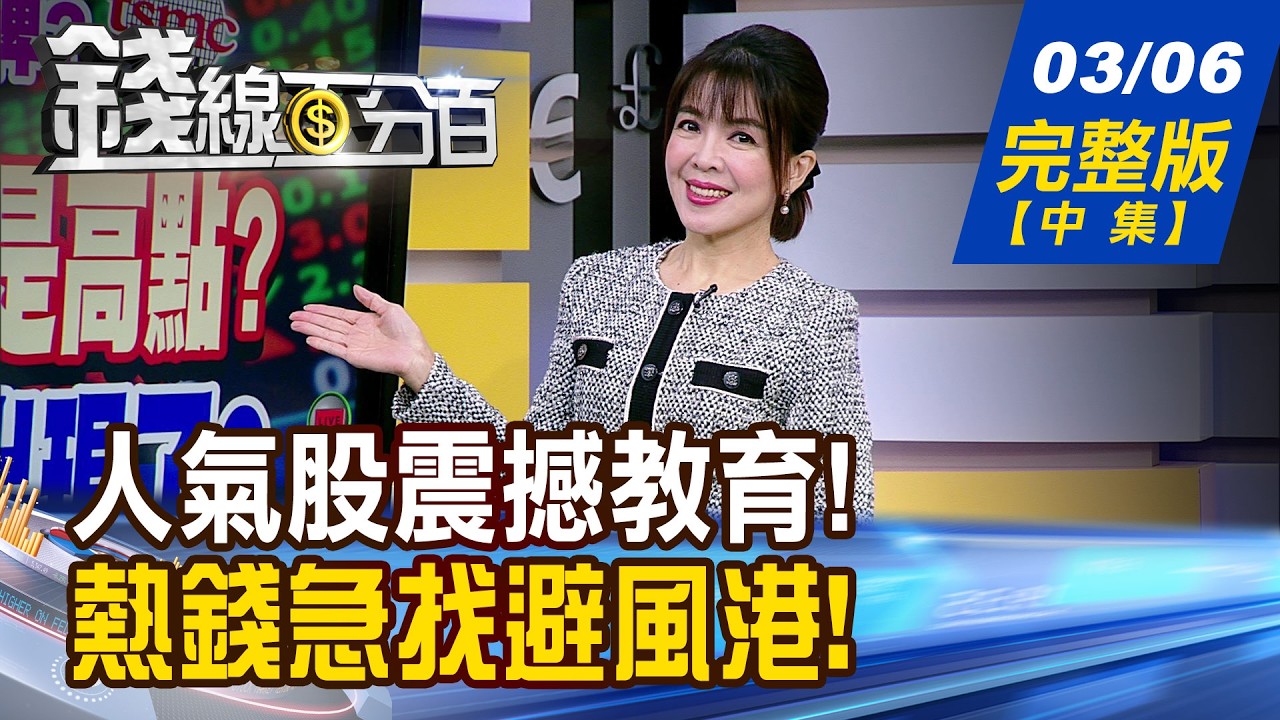 【錢線百分百】20260306完整版(中集)《鴻海大跌免驚? 記憶體能捲土重來? 草率開戰錯判形勢? 美伊戰爭恐打到9月?》│非凡財經新聞│