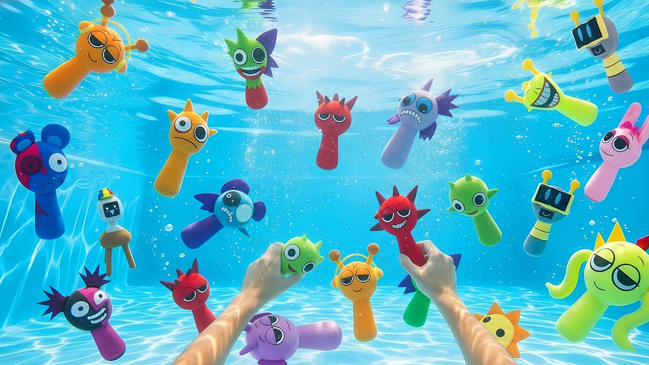 This Swimming Pool Was FULL of Sprunki… I Was BLOWN AWAY! 🔥
