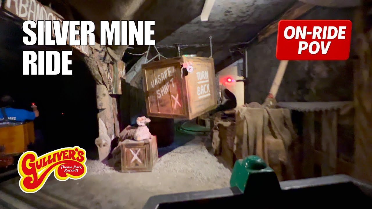 Silver Mine Ride – On-Ride POV – Gullivers Kingdom