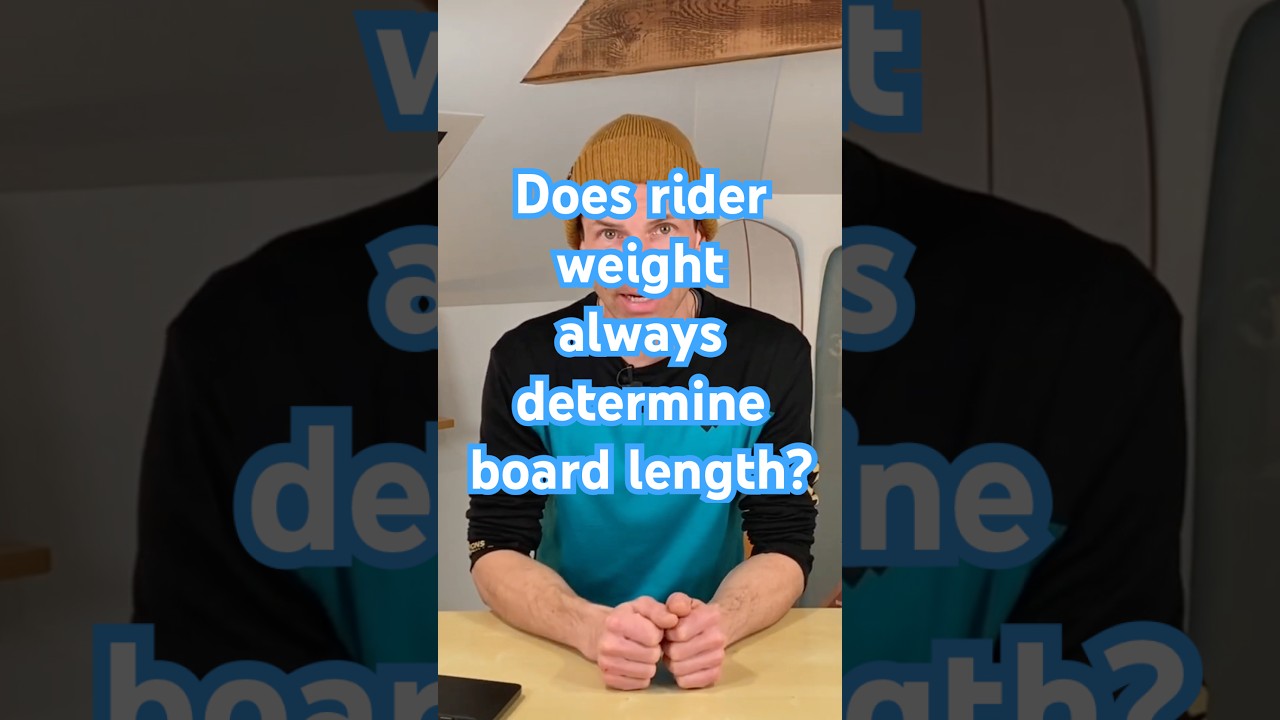 Snowboard weight range&hellip; Watch my full length chat about this topic in the attached link!