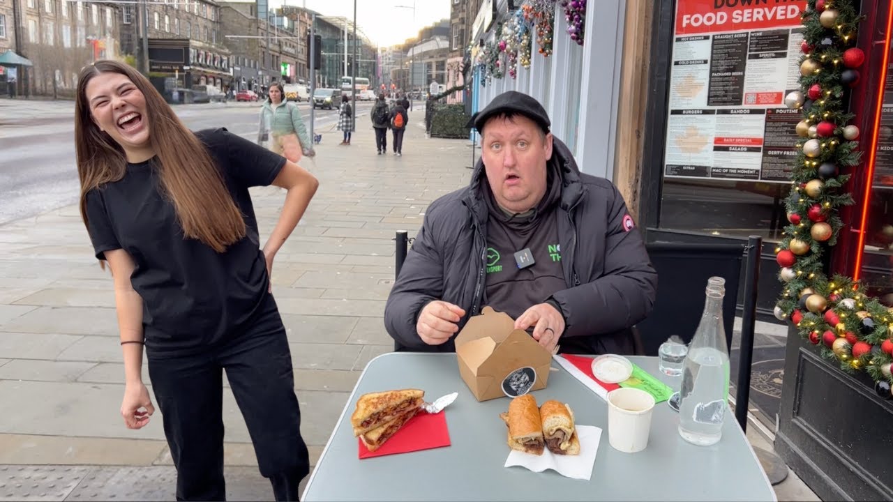 Trying the WORLD FAMOUS Beef Dip in SCOTLAND