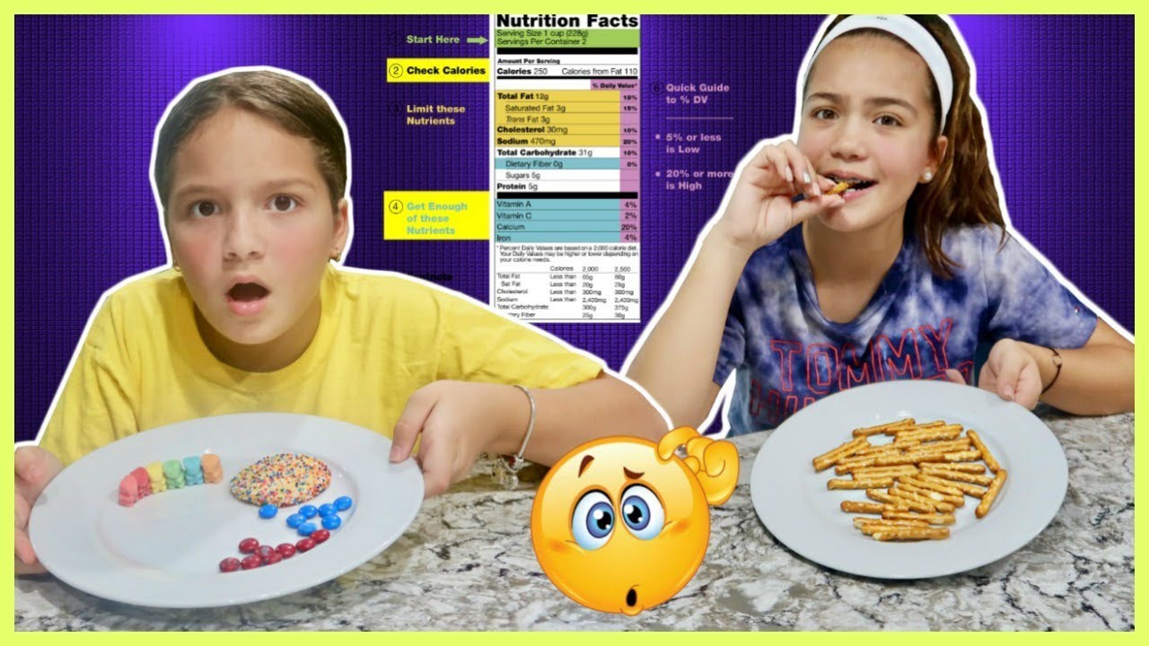 ONLY EATING RECOMMENDED SERVING SIZES FOR 24 HOURS | SISTER FOREVER
