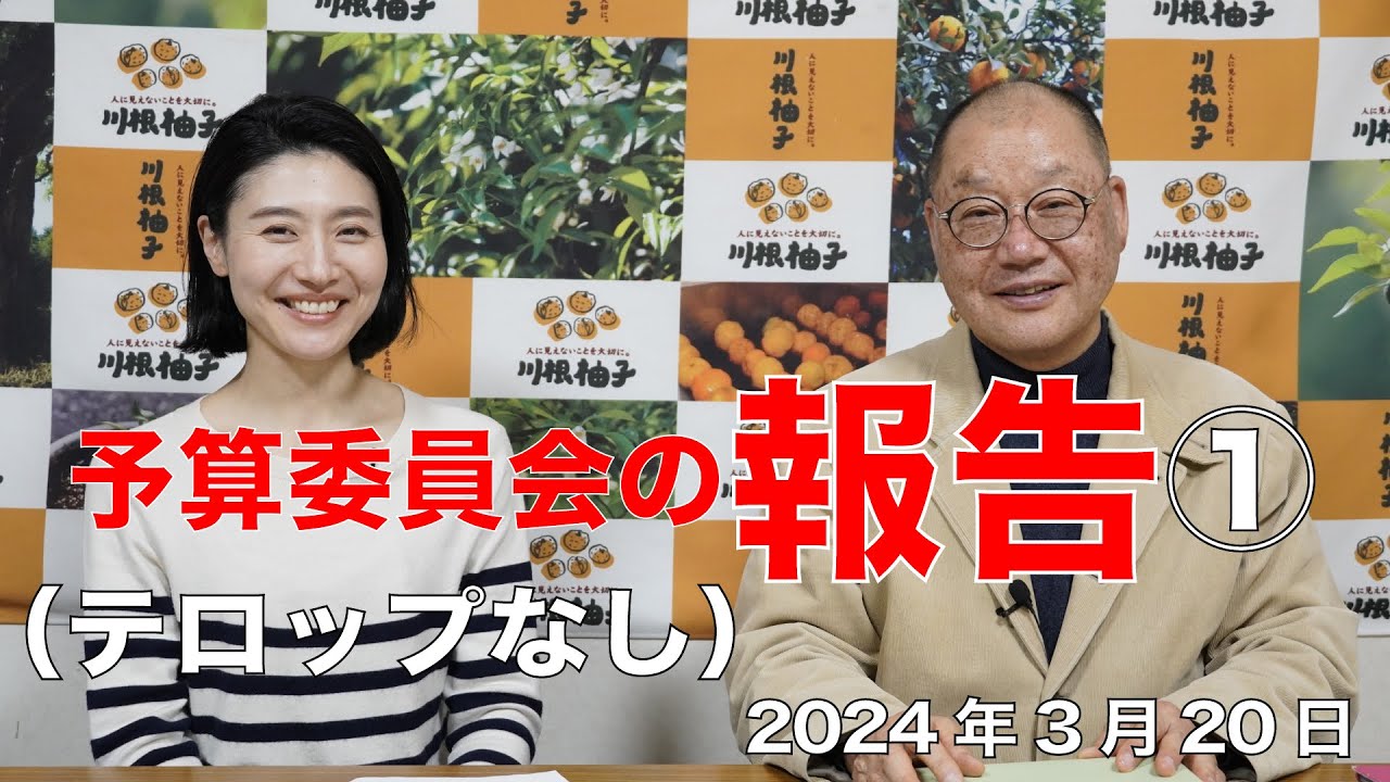 20240320【テロップなし】予算委員会報告
