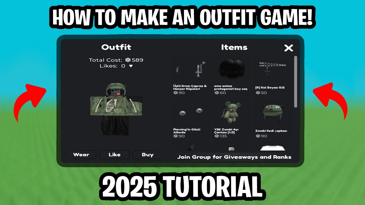 How To Make Outfit Shop Game In ROBLOX Studio Tutorial (WORKING 2025 KIT)