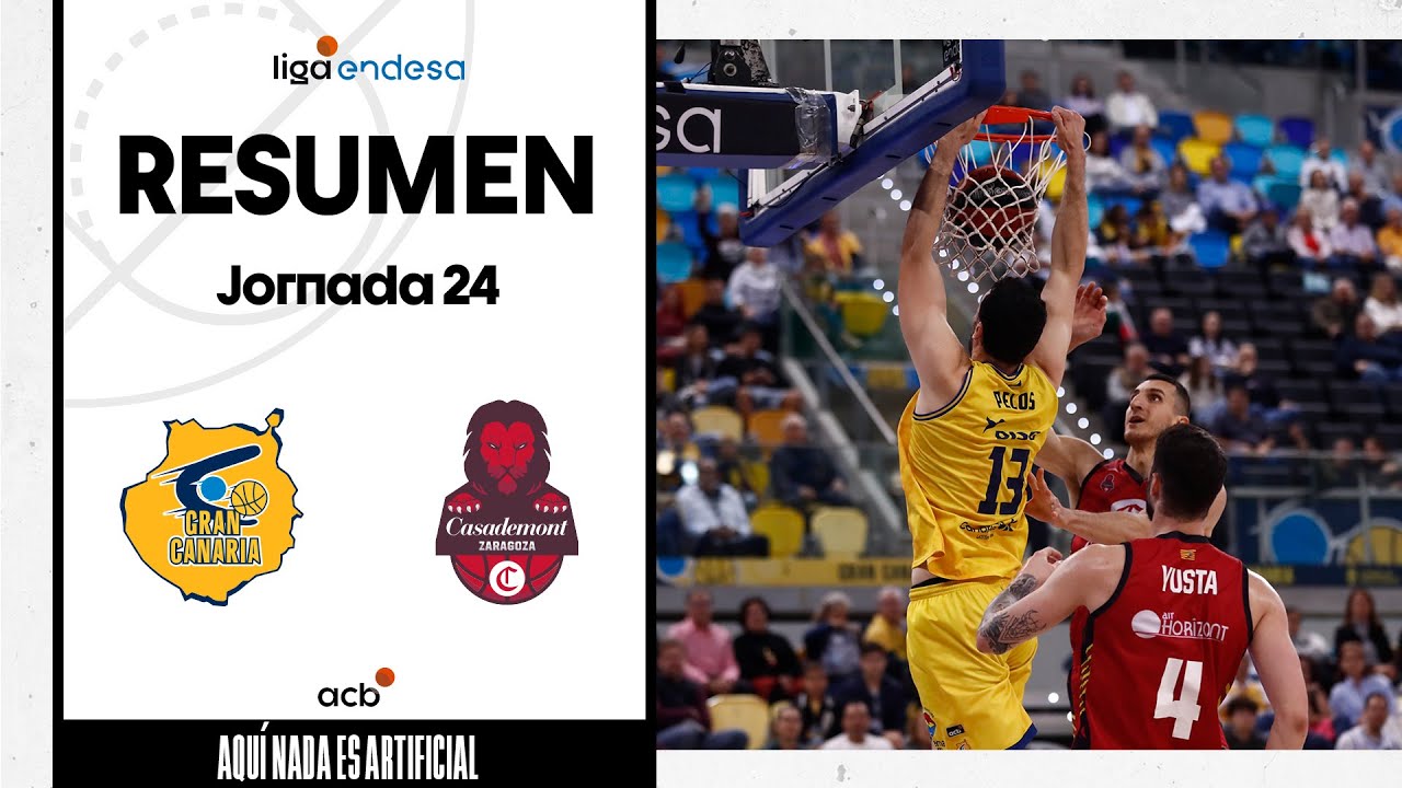 Dreamland Gran Canaria - Casademont Zaragoza (111-85) RESUMEN | Liga Endesa 2023-24