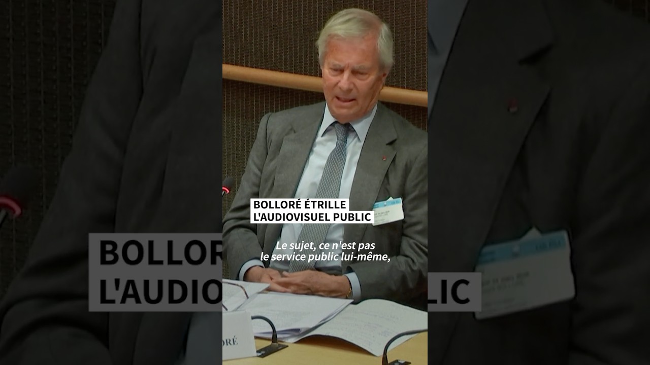 Bollor&eacute; &eacute;trille l'audiovisuel public