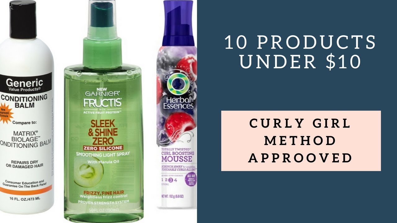 10 curly girl approved products under $10, budget friendly cg. Detailed reviews