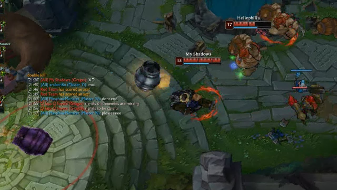 Can Gragas ONESHOT in FOUNTAIN?