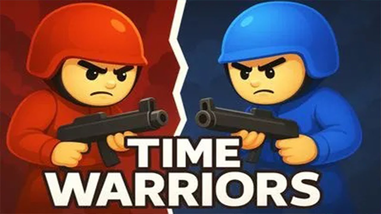 Time Warriors Gameplay | Intense Red vs Blue Gun Fight | Action Shooting Game #gameplay #automobile