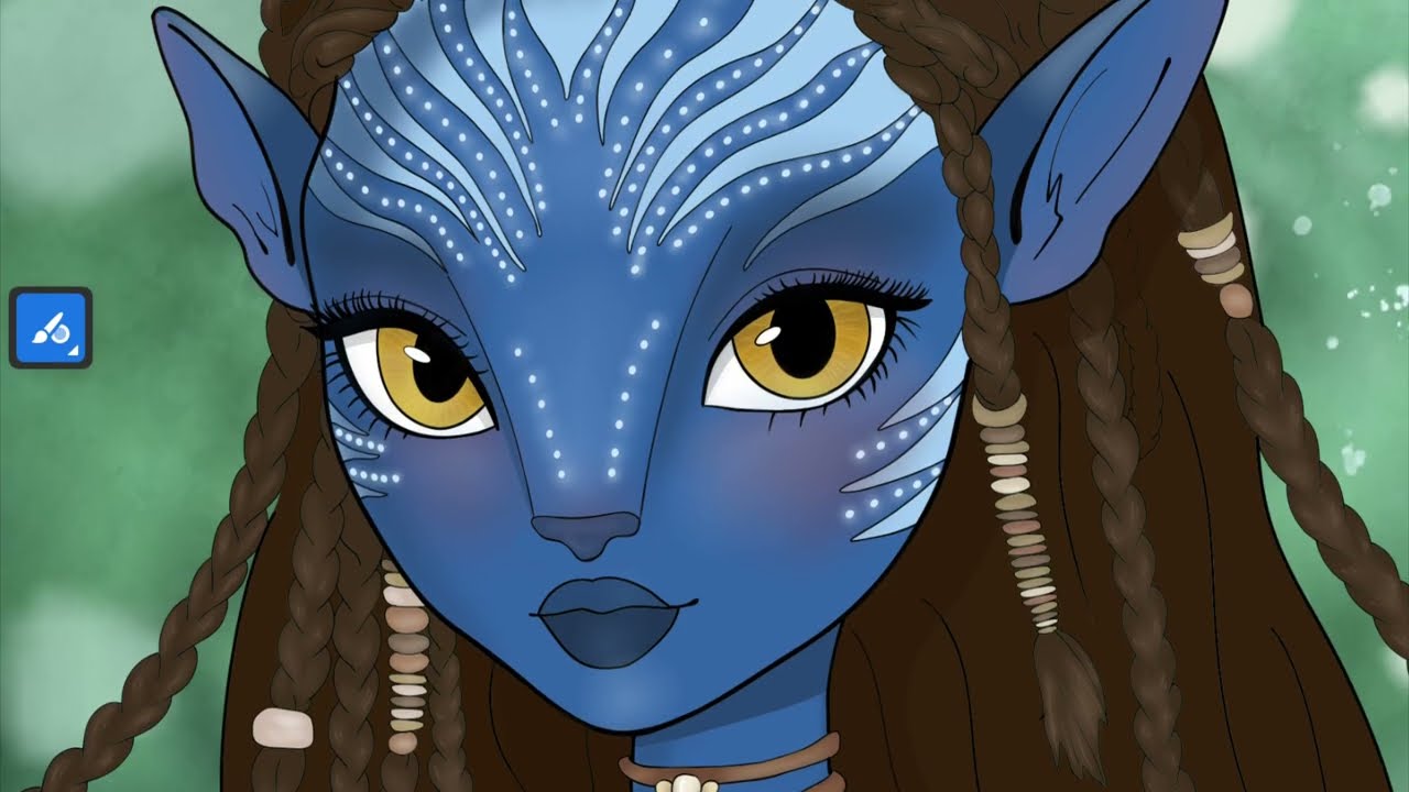 Navi Character Speeddraw | Digital Art Timelapse | With Music  