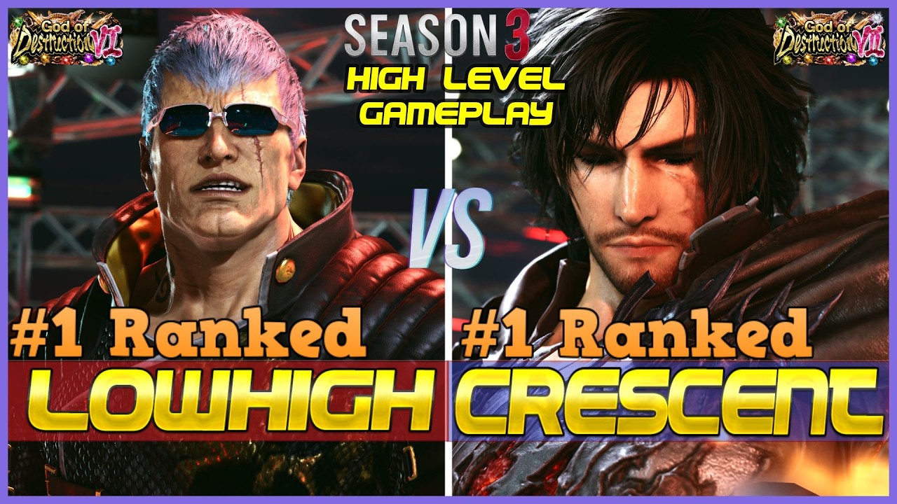 T8 S3 ▰ LOWHIGH (Брайан №1 в рейтинге) vs CRESCENT (Клайв №1 в рейтинге) ▰ Tekken 8: Геймплей выс...