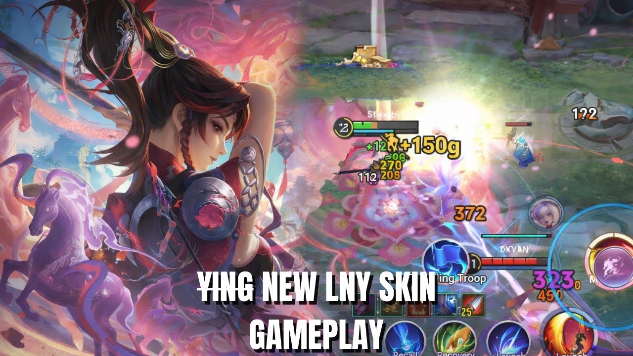 HOK Firespear Ying LNY skin #hok #Honorofskin #Hok
