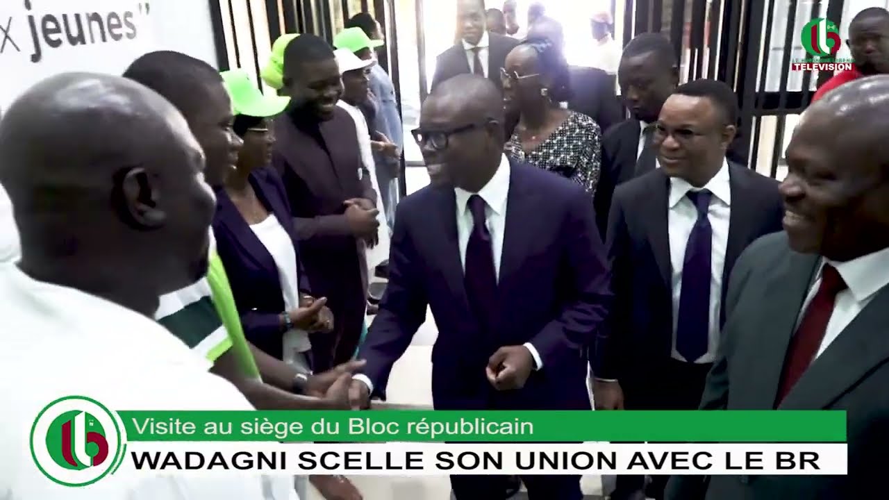 Visite au siège du Bloc républicain : WADAGNI SCELLE SON UNION AVEC LE BR