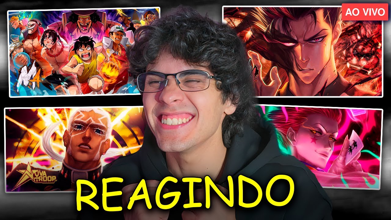 LIVE REAGINDO a NOVATROOP, M4RKIM, HENRIQUE MENDONÇA e +