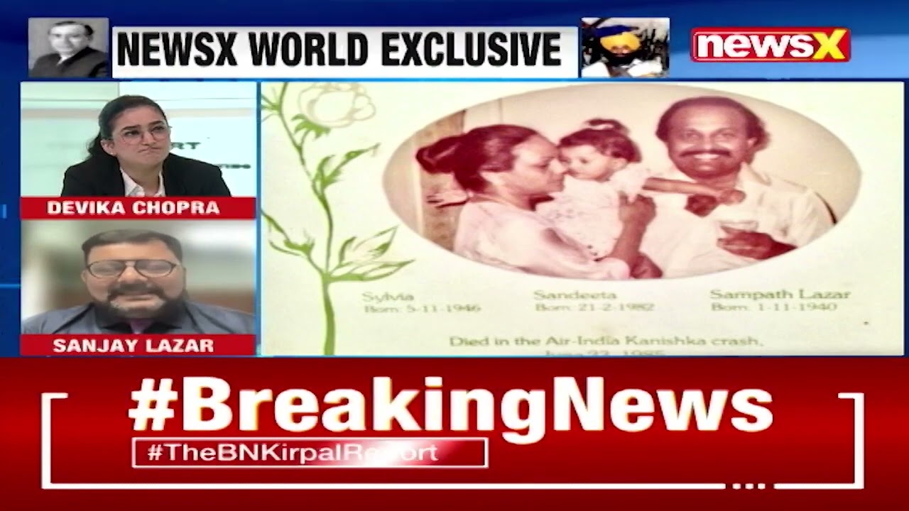 News X Interview #Kanishka AI 182  #AirIndia #Bombing #canada #SanjayLazar