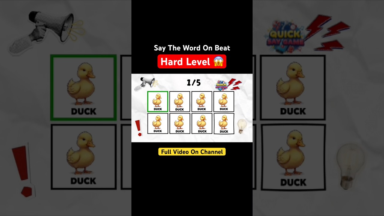 Say The Word On Beat(Hard Level)