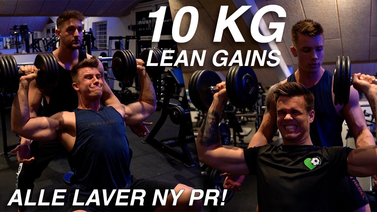 10 kg lean gains med Mads Gottlieb // Sådan får du store skuldre