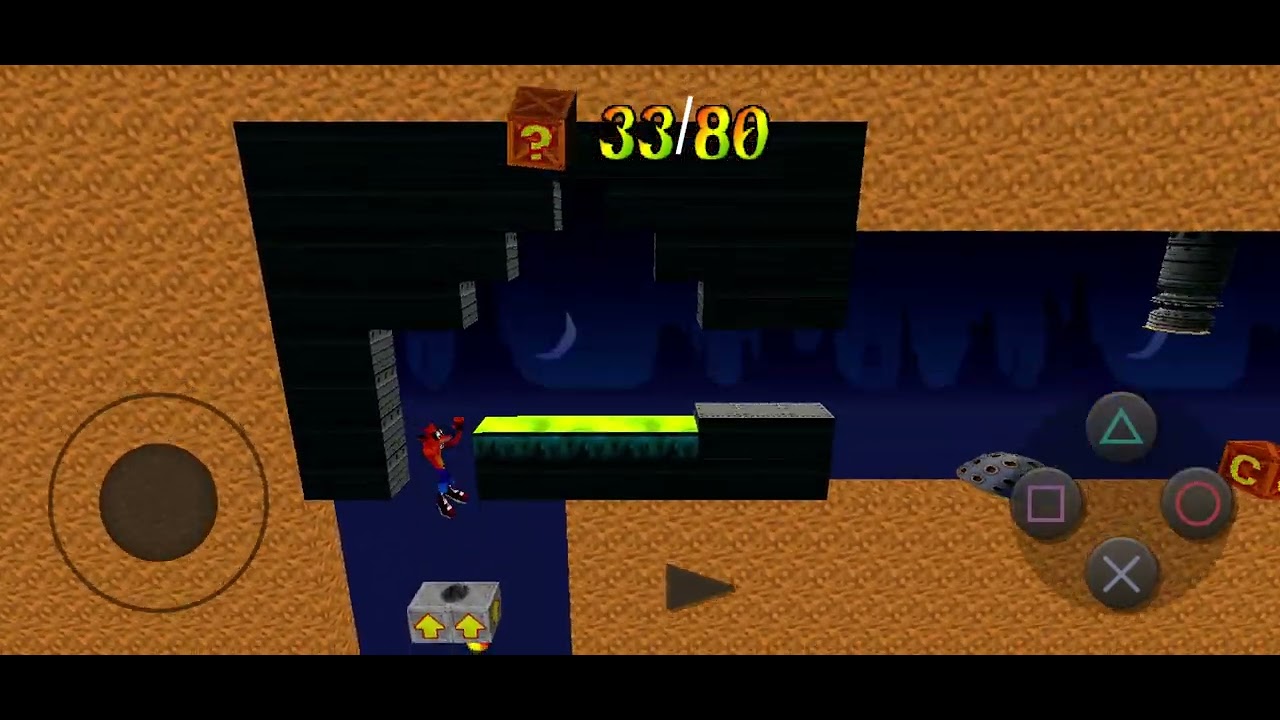 Lion Low (Deep Trouble) - 2D Crash Bandicoot 3 - Crash Bandicoot Back In Time Custom Level
