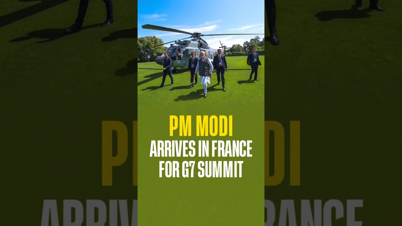 PM Modi Arrives In France For G7 Summit #g7summit2026  #pmmodiinfrance
