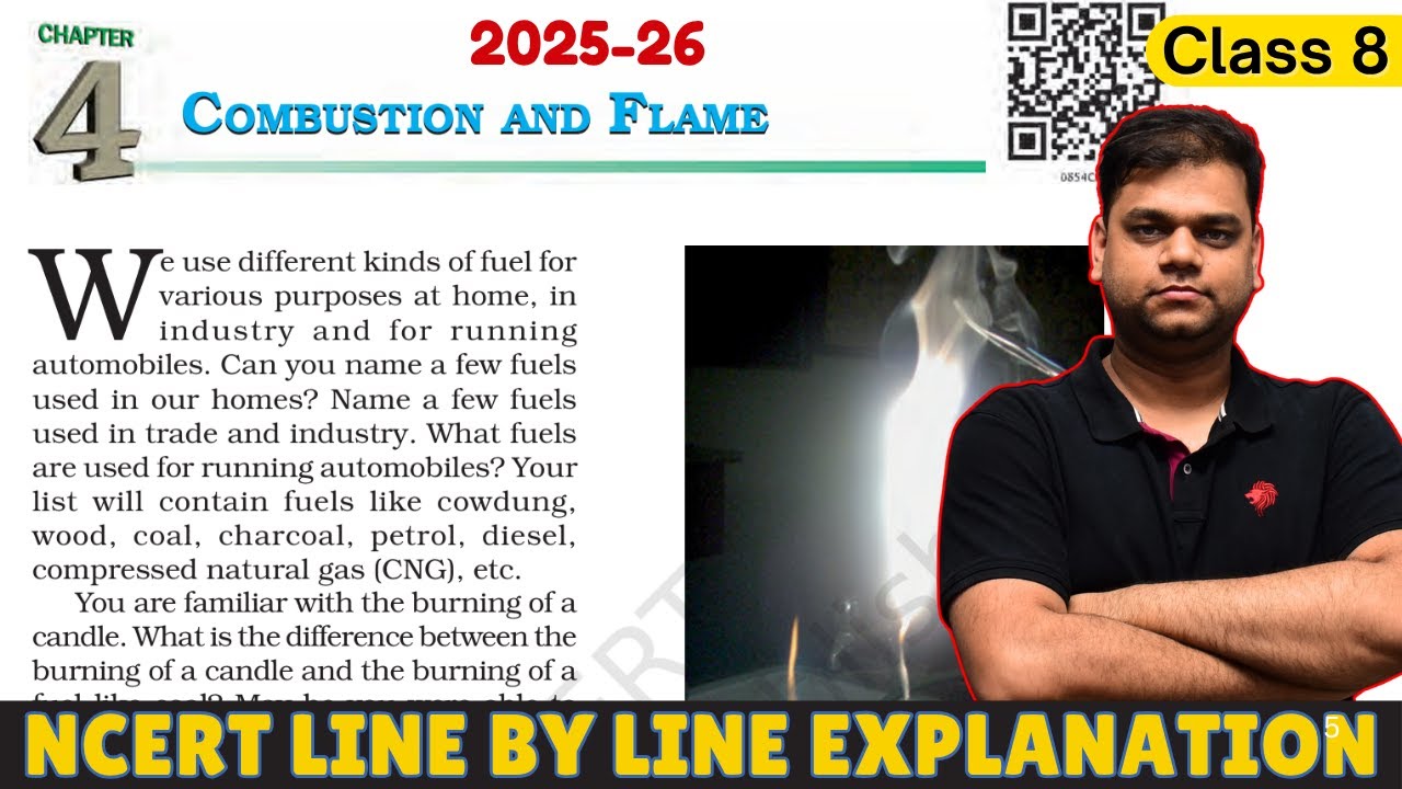 Combustion and Flame - Class 8 Science Chapter 4 | 2025-26 Session