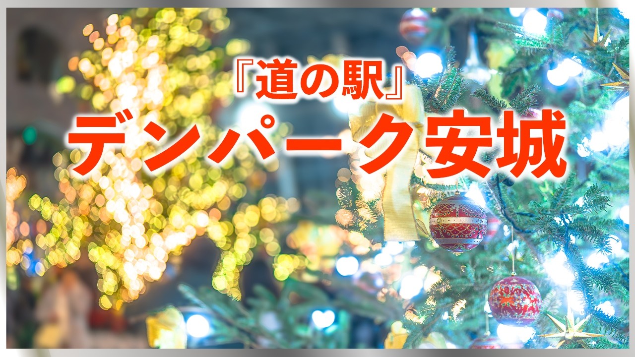 【デンパーク安城・道の駅】テーマパーク・イルミネーション[Denpark Anjo Roadside Station] Theme Park Illumination＃Vlog＃公園#花火＃Japan