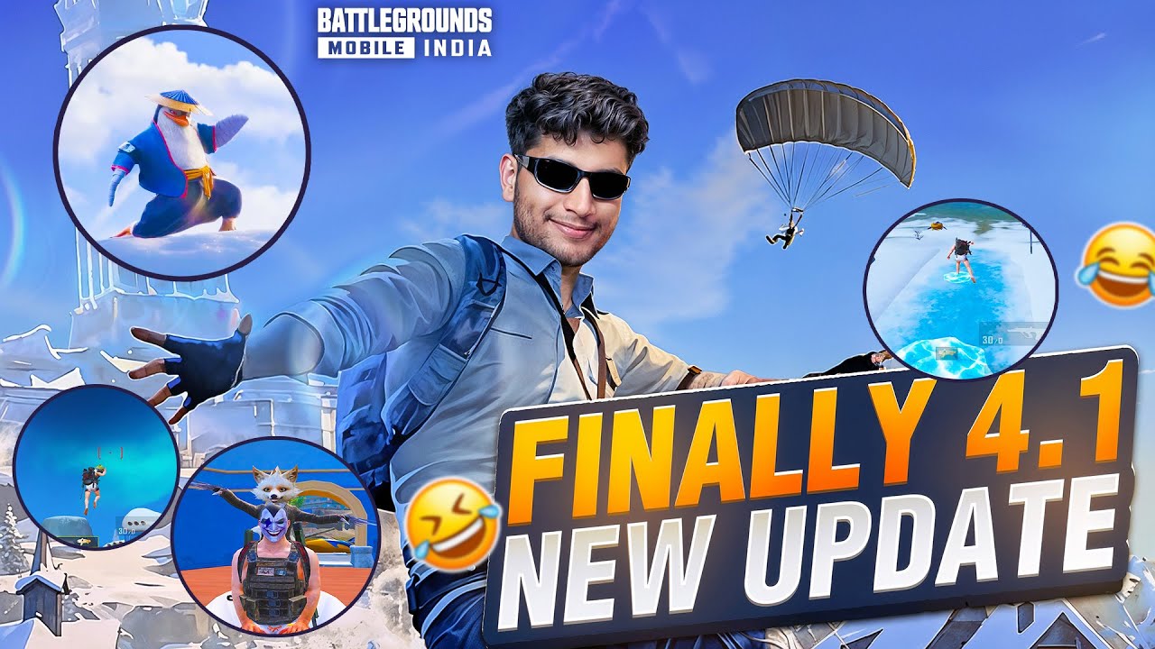 FINALLY😍 4.1 NEW UPDATE IS HERE |  PUBG/BGMI | JEVEL FUNNY COMMENTRY | #newupdate #bgmi #jevel