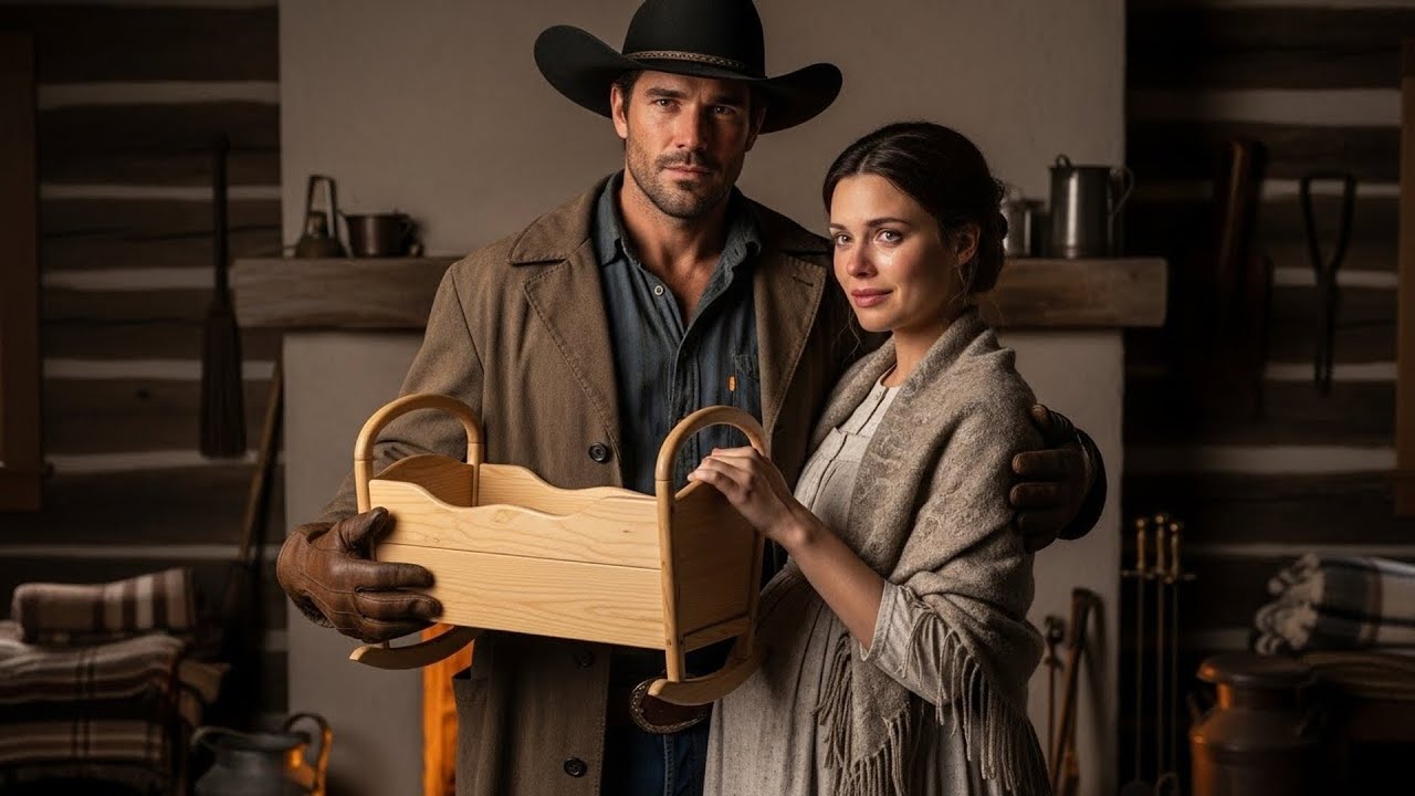 She Arrived Pregnant in a December Blizzard, The Cowboy Built Her a Cradle Before Spring