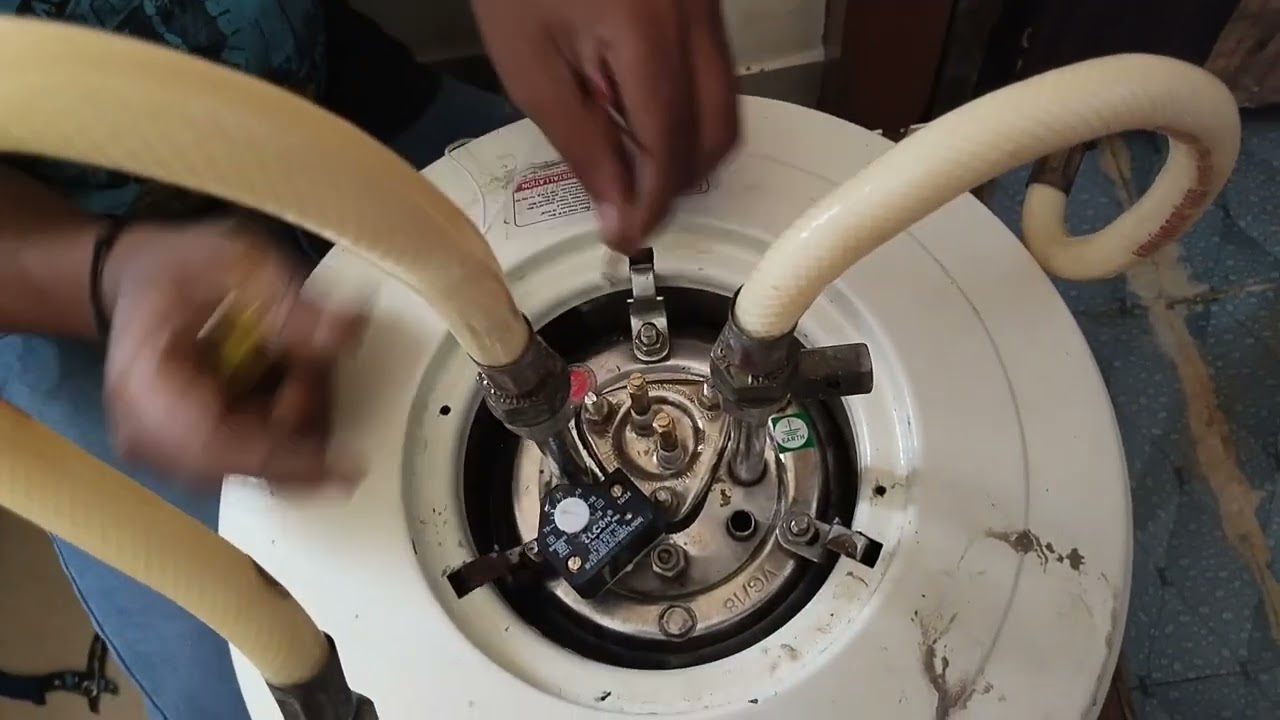 Geyser coil installation