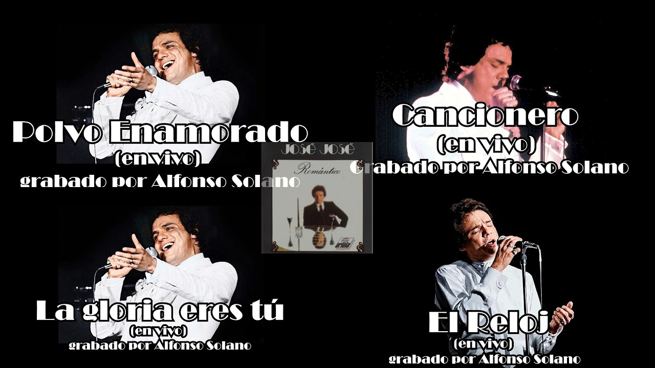 José José - Popurrí  Romántico (en vivo) grabado por Alfonso Solano