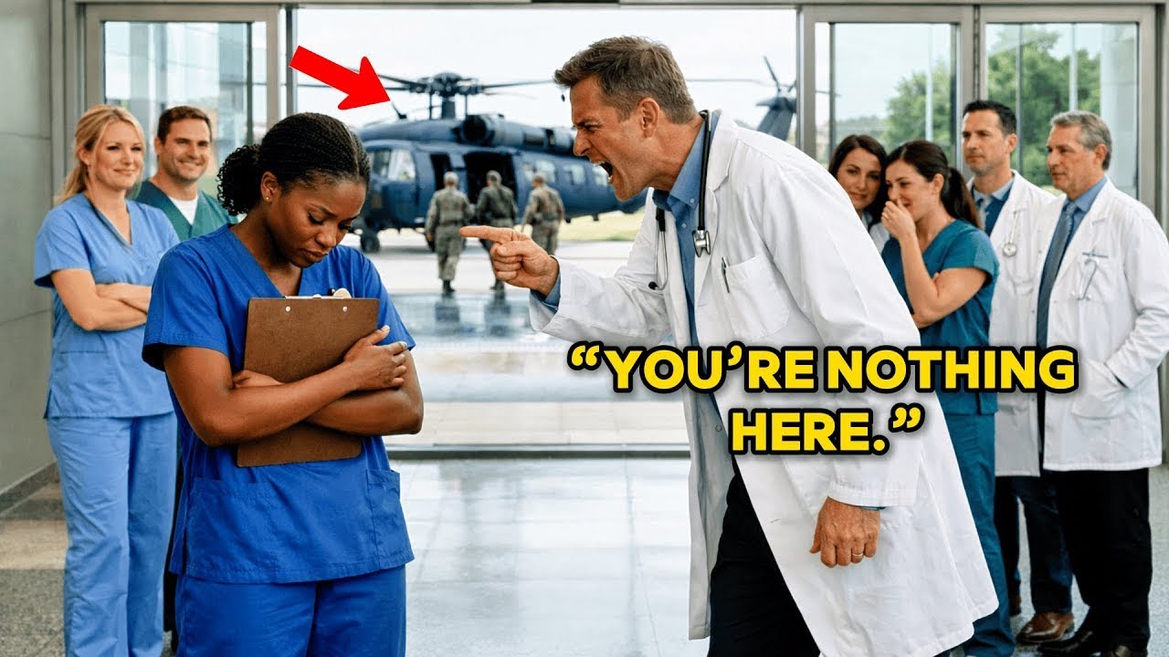 They Mocked the Silent Black Nurse — Until a Navy Helicopter Landed Looking for Their Missing SEAL