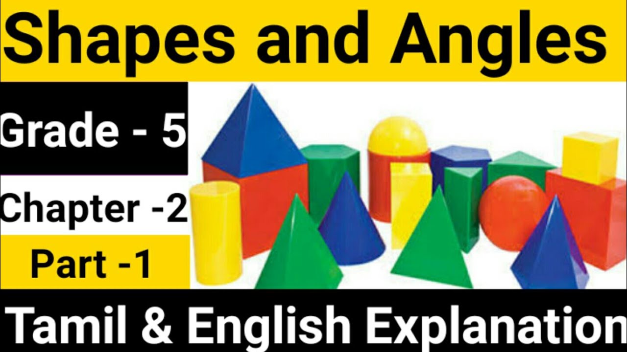 Ncert maths Grade -5 |Chapter -2 Shapes and Angles| Introduction part -1 teach in English and tamil