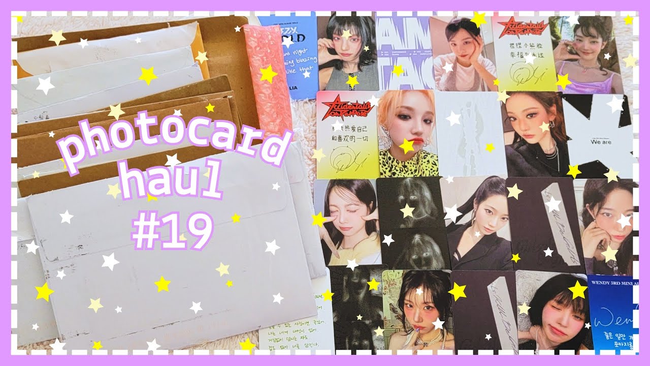 K-Pop Photocard Haul #19 [LE SSERAFIM, Red Velvet, ITZY, & more]
