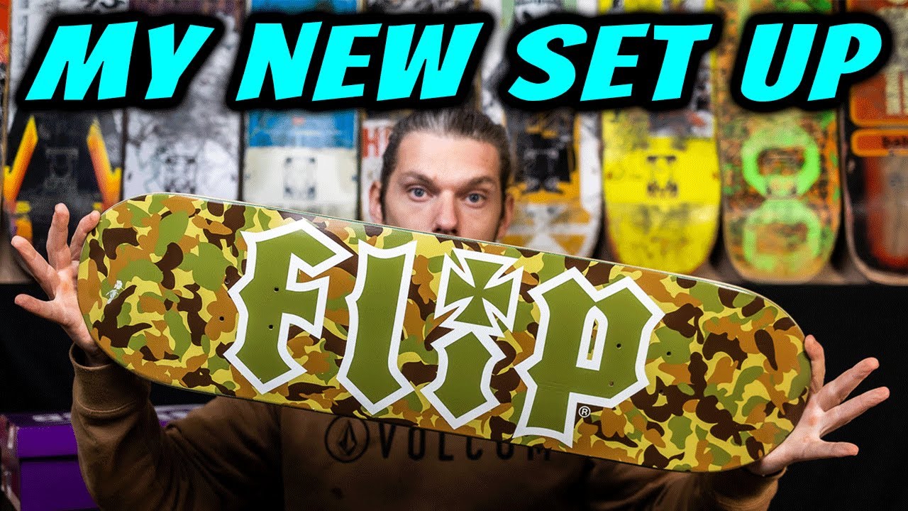FINALLY Setting Up A New Skateboard ( Flip Skateboard Set Up )