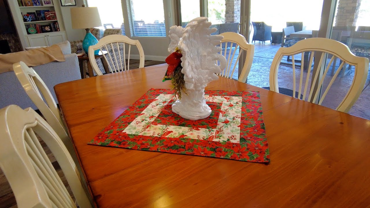 Sew This in an Afternoon! | Quick DIY Table Topper for Beginners | The Sewing Room Channel