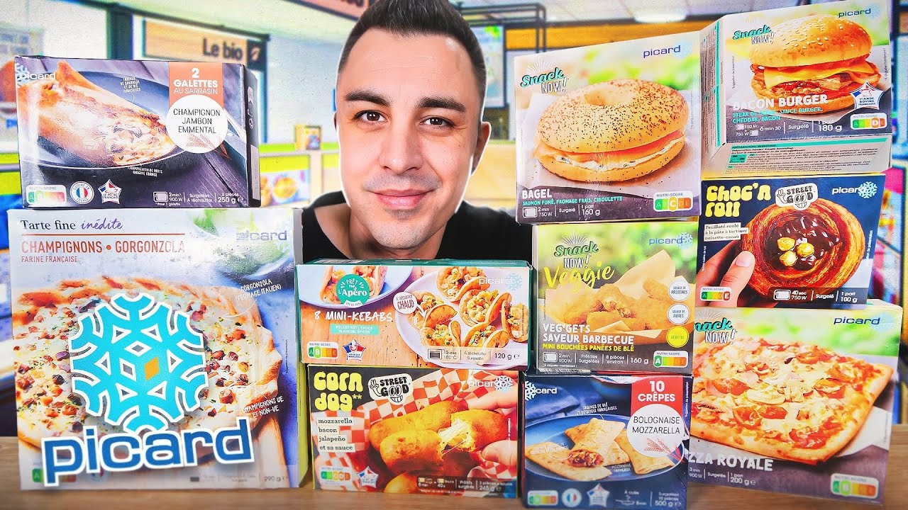 Je teste tous les FAST FOOD Picard #2 (kebab, burger, pizza)