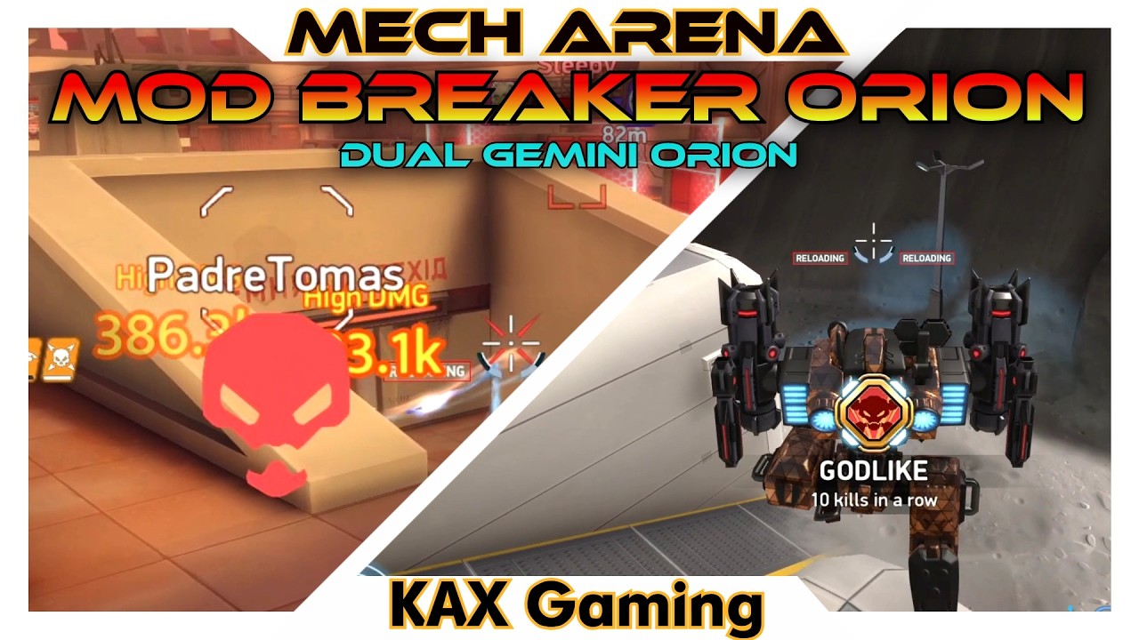 Najsilniejsze i najbezpieczniejsze combo Oriona do carry'owania w 5v5👌- Mech Arena