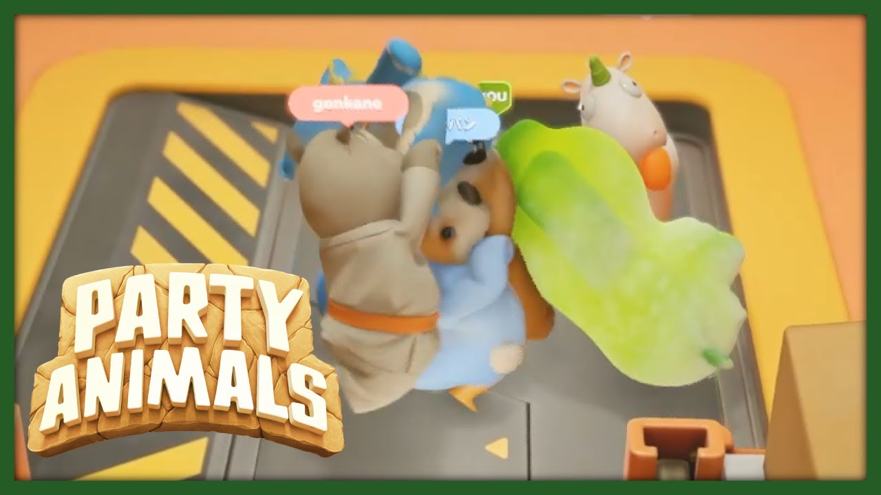 らっだぁ参戦！グミを奪い合うカオスチーム戦【Party Animals】
