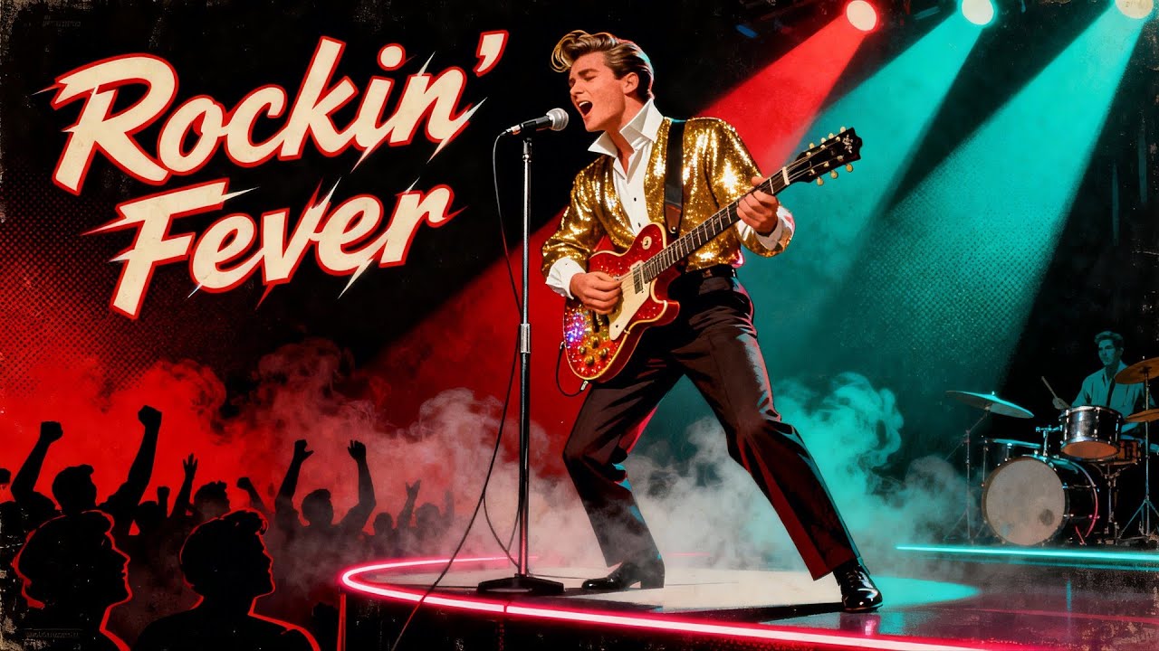 Classic 50s Rock ’n’ Roll Party! –🔥 Turn It Up! “Rockin' Fever” 🎉🎸