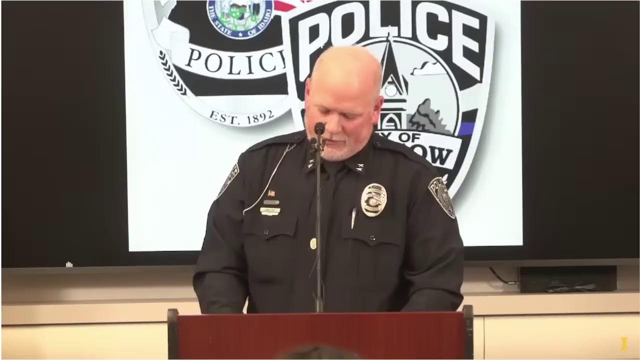 Moscow Police press conference on murder investigation