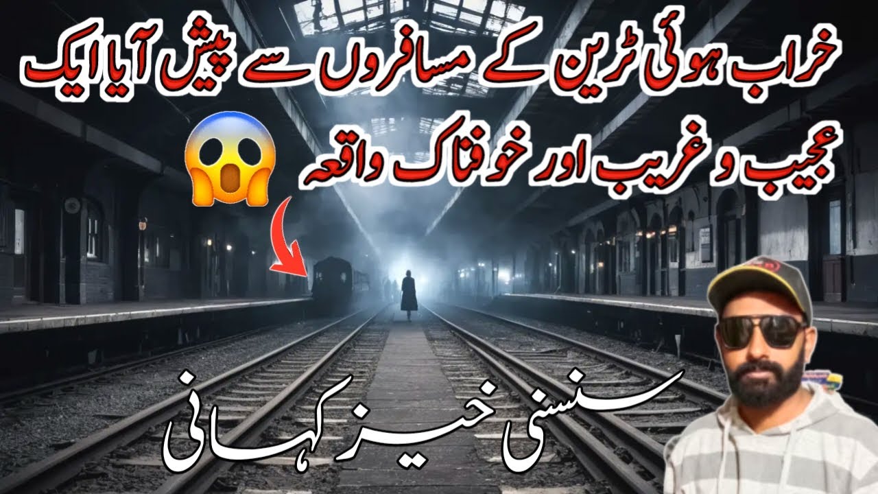 Kharab Rail gadi Ki Kahani | railway station horror stories | story in Urdu | Usman vlog 69 |