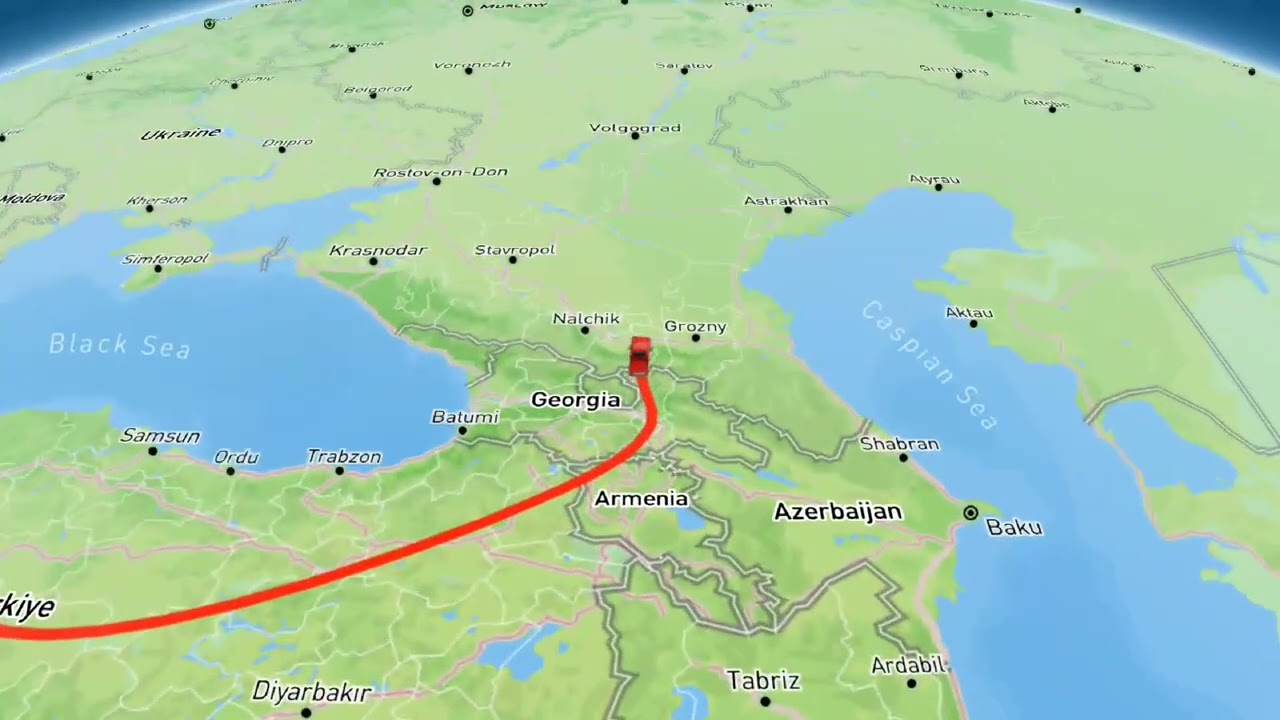 Silk Road Route 0 UK to India