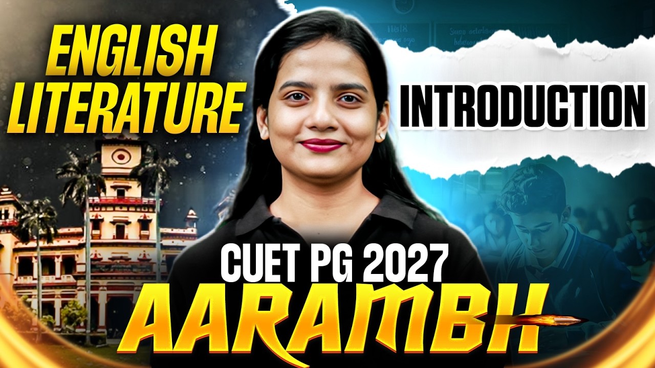 CUET PG English Literature 2027 | CUET PG English Literature Introduction | CUET PG English Classes