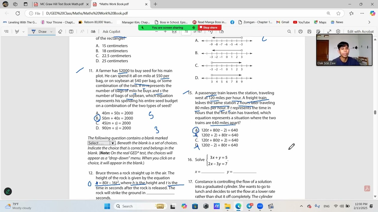 Chapter: 11 Solving Equations and Inequalities Full Explain Part Two