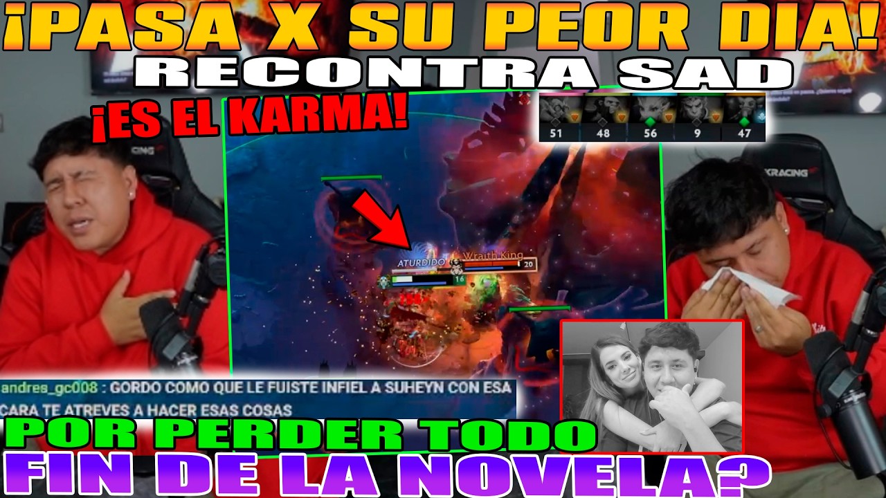 PASA X SU PEOR DIA!! MACARIUS RECONTRA SAD POR PERDER TODO. FIJAS, DOTAS Y  FIN DE SU NOVELA? DOTA 2