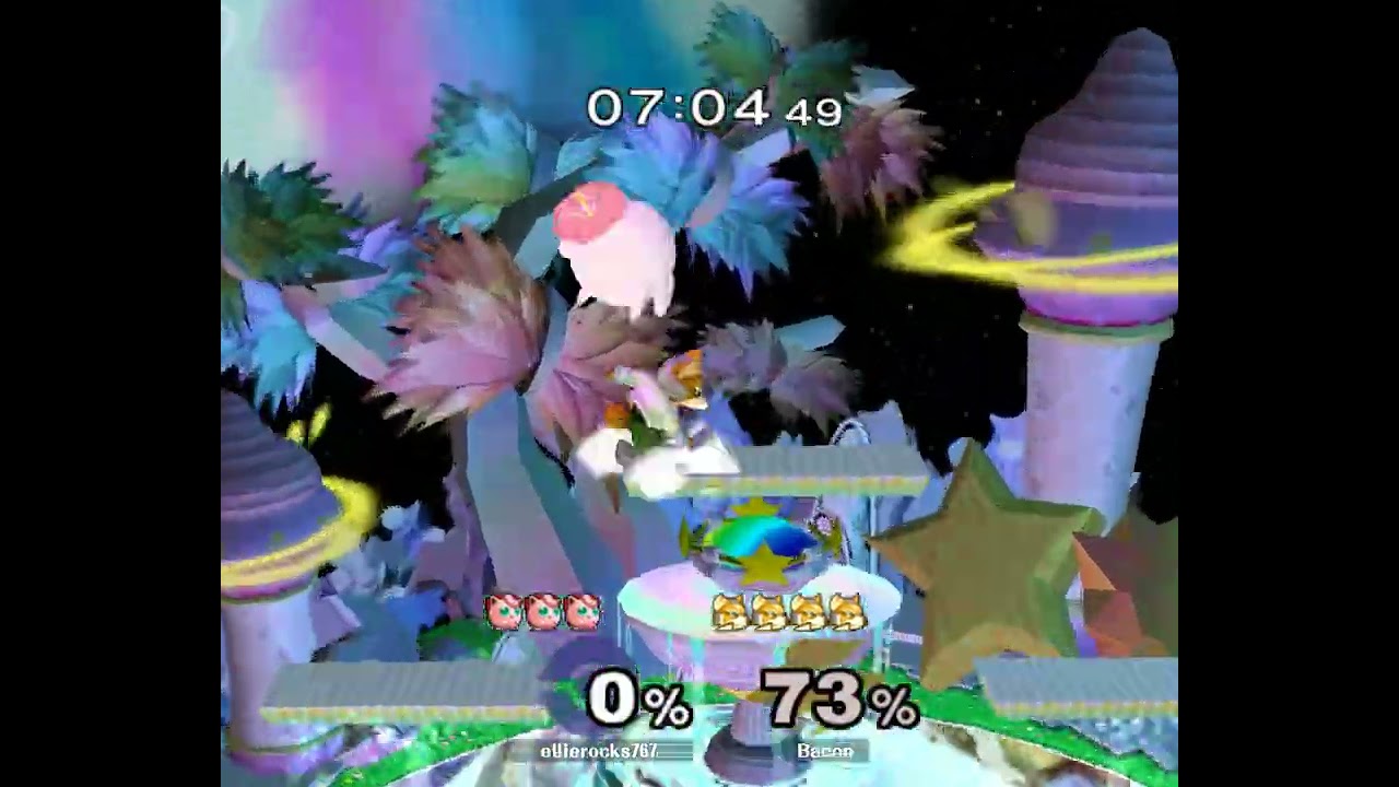 [ass] 177 - Melee Singles WR1 — Bacon ⟮Fox⟯ vs ellierocks767 ⟮Puff⟯