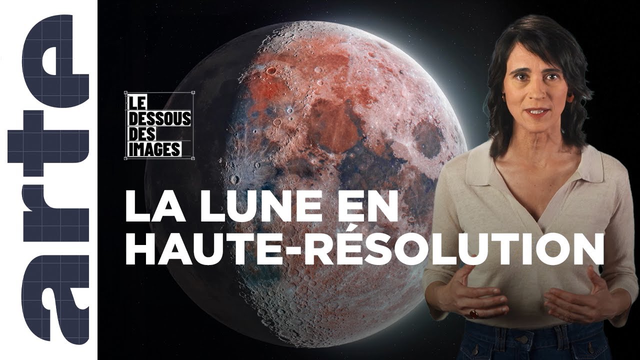 Une photo de la Lune inédite, prouesse d'un quasi-amateur- Le Dessous des images - ARTE