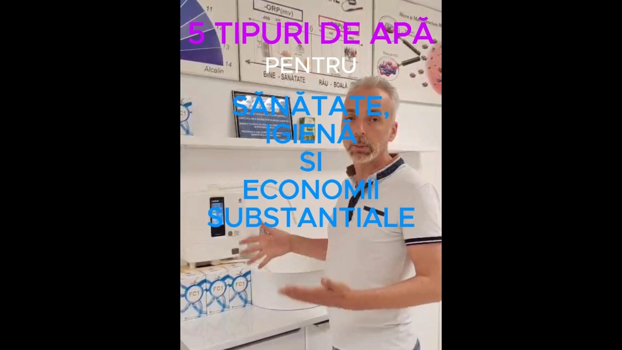 5 tipuri de apă pentru sănătate, igienă si economii - apa kangen, apa de frumusete, apa super acida