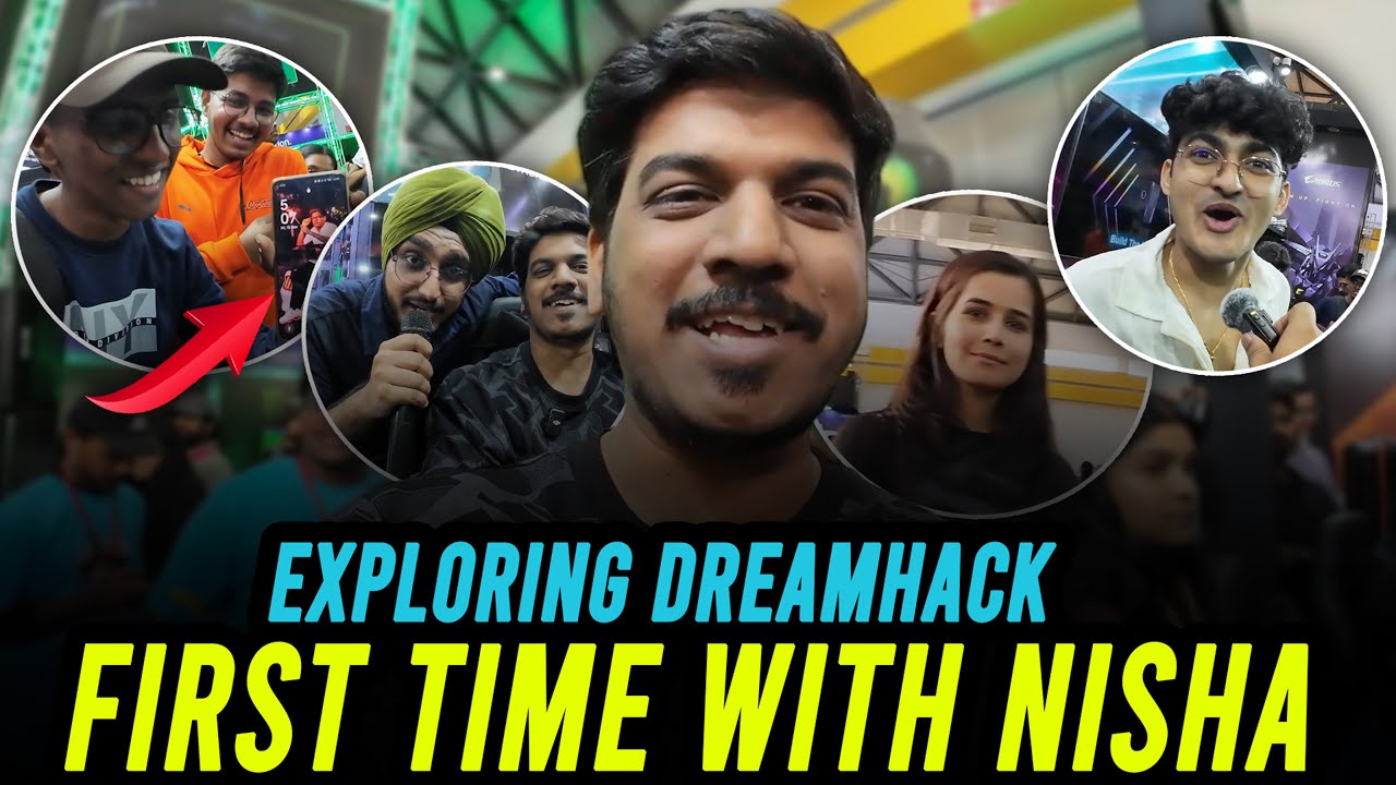 Exploring DreamHack First Time with NISHA | DreamHack Hyderabad 2024 VLOG