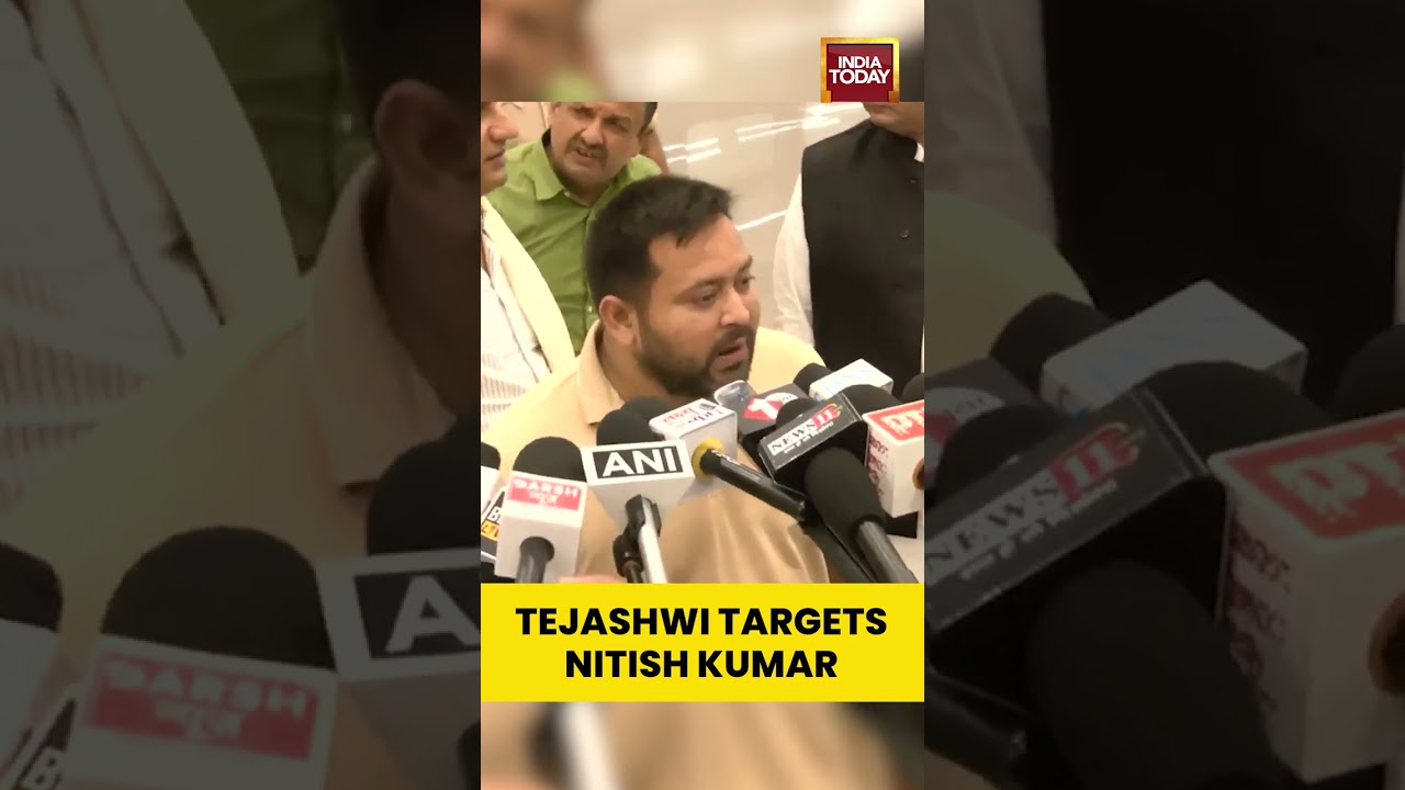 Tejashwi Yadav Targets Nitish Kumar | Says BJP Using Him as a Shield